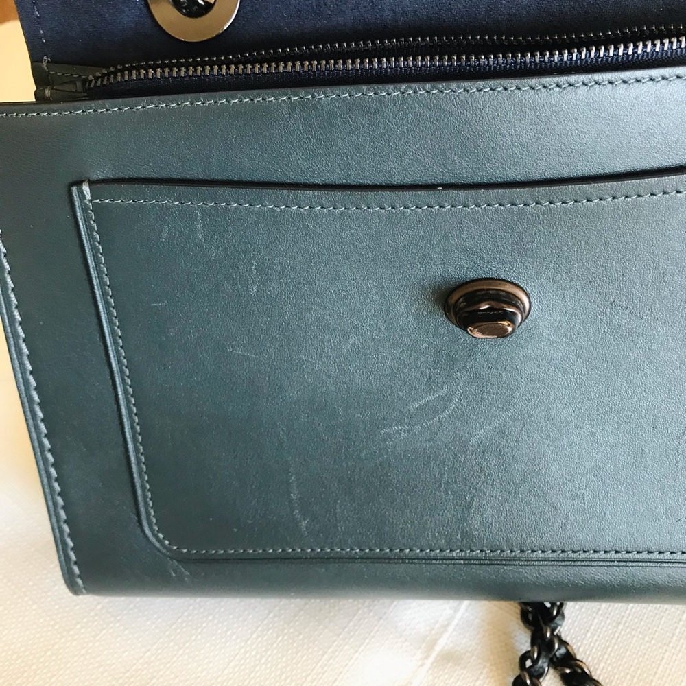 Coach Dark Pine Green Crossbody Bag - Picture 14 of 16